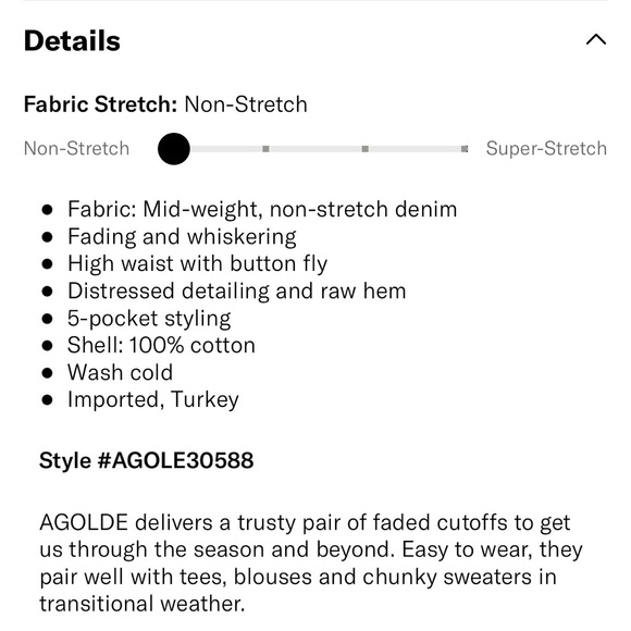 AGOLDE
Riley High Rise Shorts - Picture 5 of 11